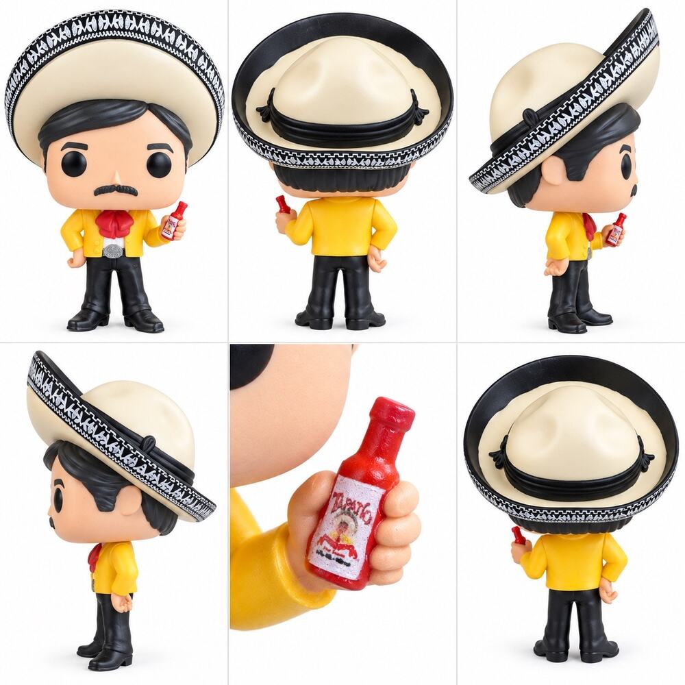 Funko Pop Tapatío Man Vinyl Figure Loose No Box Hot Sauce Collectible